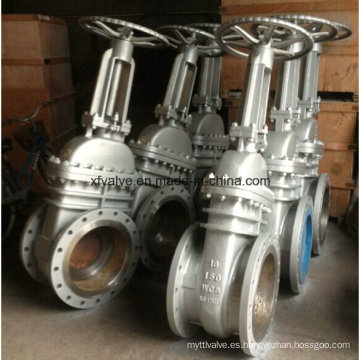 API600 Acero al carbono fundido Wcb Flange End RF Gate Valve